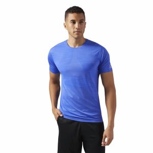 Reebok ACTIVCHILL Vent T Shirt Herren - Blau - DE 286-RNO